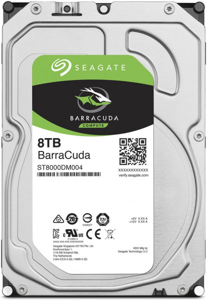 Seagate BarraCuda Compute 8TB, 3.5", SATA 6Gb/s