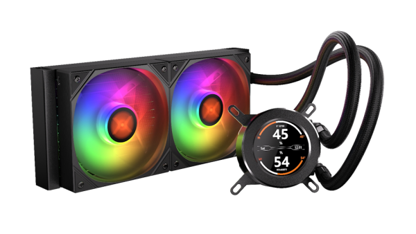 Krux HydroGlance 240 ARGB LCD, schwarz