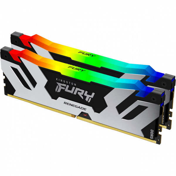 32GB DDR5-6000/CL32 Kingston FURY Renegade RGB schwarz/silber