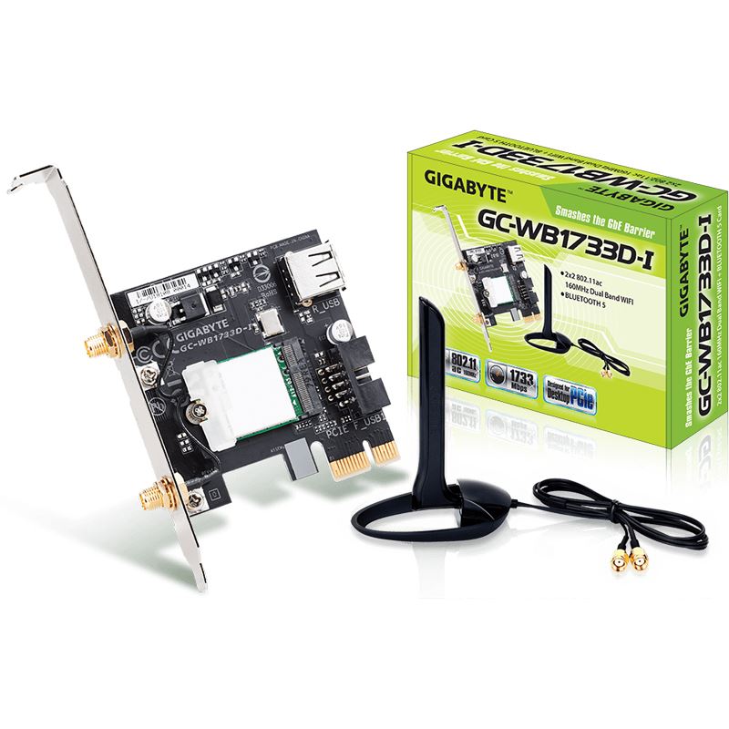 Gigabyte PCIe GC-WB1733D-I WLAN AC