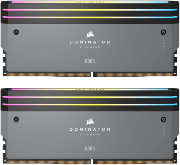 64GB DDR5-6000/CL30 Corsair Dominator Titanium RGB grau