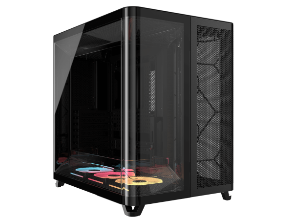 Corsair AIR 5400 LX-R LINK Tempered Glass Mid-Tower, Black