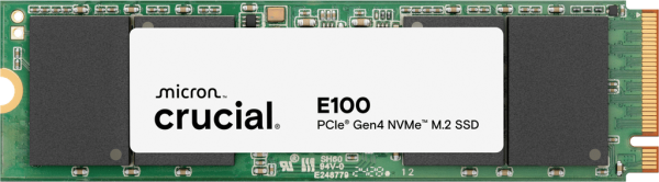 480GB Crucial E100 SSD, M.2 2280 PCIe 4.0 x4