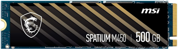 MSI Spatium M450 500GB, M.2 2280 PCIe 4.0 x4