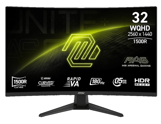 32" WQHD 180Hz, MSI MAG 321CQFDE E18