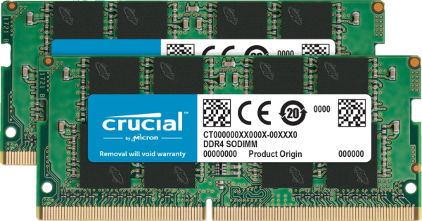 Crucial SO-DIMM Kit 32GB, DDR4-3200, CL22-22-22