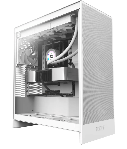 NZXT H7 Flow (2024) Matte White