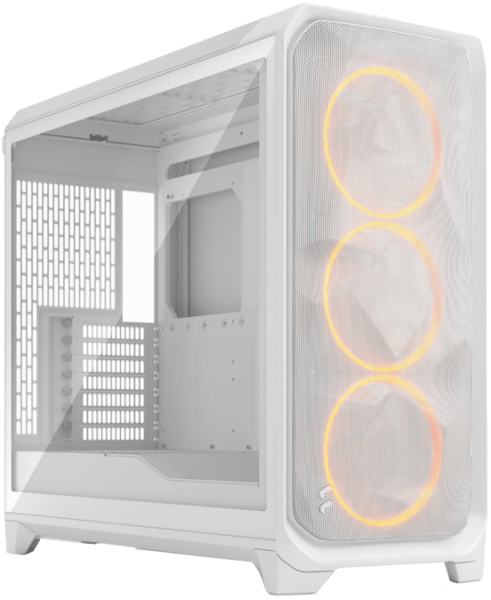Fractal Design Meshify 3 XL RGB White TG Clear Tint, weiß
