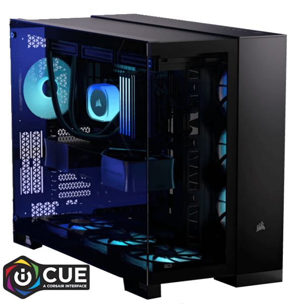 Intel Stage 5.5 black Powered by iCUE Link