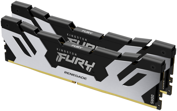 DIMM 96 GB DDR5-6000 (2x 48 GB) Dual-Kit (silber/schwarz, KF560C32RSK2-96, Renegade, INTEL XMP)