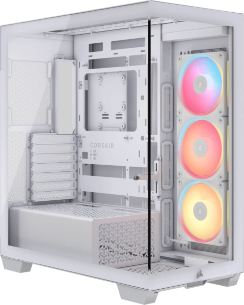 Corsair 3500X LX-R RGB iCUE LINK, weiß, Glasfenster