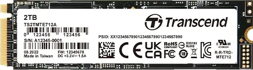 Transcend Industrial MTE712A-I SSD 2TB, M.2 2280