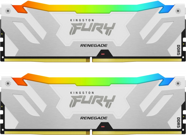 32GB DDR5-6000/CL32 Kingston FURY Renegade RGB weiß/silber