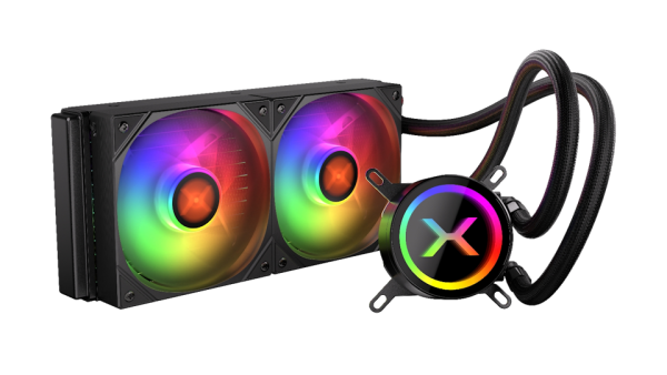 Krux HydroX 240 ARGB, schwarz