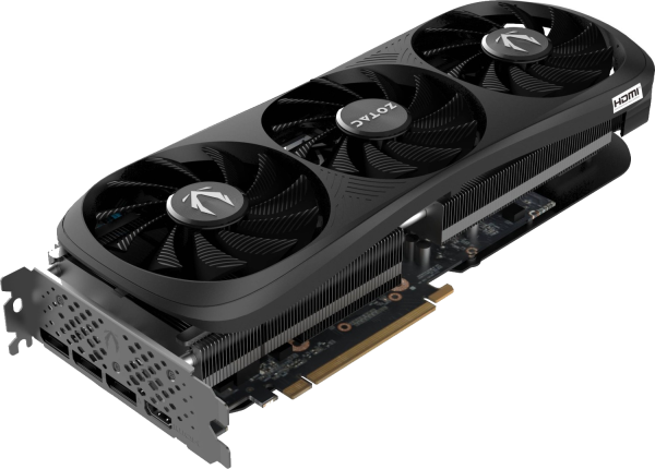 Zotac Gaming GeForce RTX 4070 Ti SUPER Trinity Black Edition, 16GB GDDR6X, HDMI, 3x DP