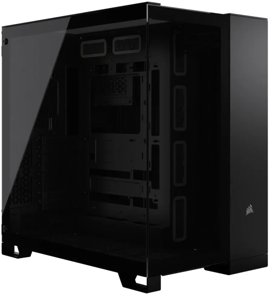 Corsair 6500X Midi-Tower, Tempered Glass - black