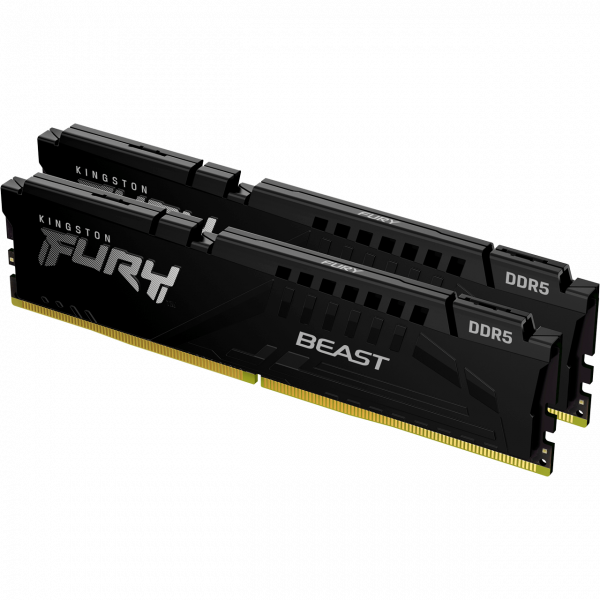 32GB DDR5-6000/CL30 Kingston FURY Beast schwarz