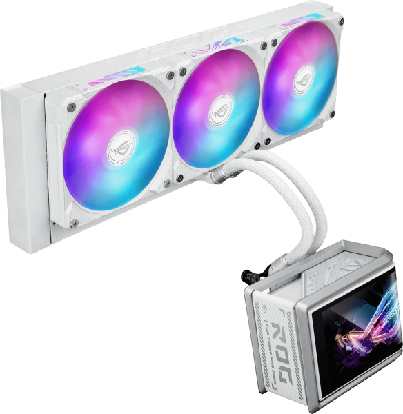 ASUS ROG Ryuo IV SLC 360 ARGB White Edition, weiß