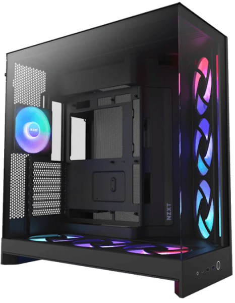NZXT H9 Flow RGB+ [2025] schwarz